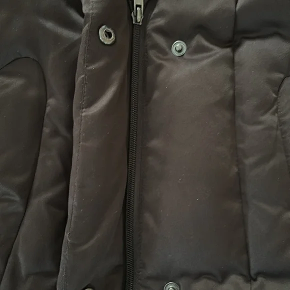 Calvin Klein Brown Long Puffer Down Hooded Coat - Size XS- Excellent Condition - Picture 4 of 16